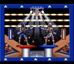 American Gladiators (SNES)   © GameTek 1993    4/4