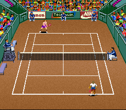 Andre Agassi Tennis (SNES)   © TecMagik 1994    3/3