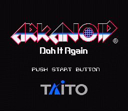 Arkanoid: Doh It Again (SNES)   © Taito 1997    1/3