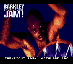 Barkley: Shut Up And Jam! (SNES)   © Accolade 1994    1/3