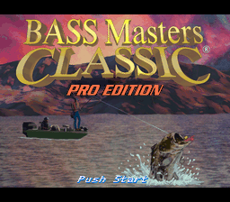 Bass Masters Classic: Pro Edition (SNES)   © Black Pearl 1996    1/3