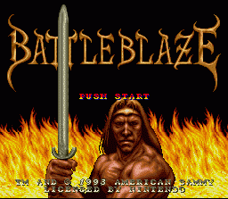 Battle Blaze (SNES)   © Sammy 1992    1/2