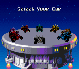 Battle Cars (SNES) &nbsp; &copy; Namco 1993 &nbsp;  5/5
