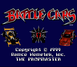 Battle Cars (SNES)   © Namco 1993    1/5
