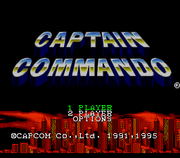 Captain Commando (SNES)   © Capcom 1995    1/6