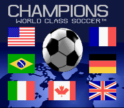 Champions World Class Soccer (SNES)   © Acclaim 1994    1/3