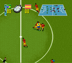 Champions World Class Soccer (SNES)   © Acclaim 1994    2/3