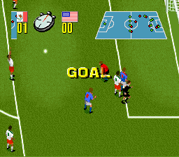 Champions World Class Soccer (SNES)   © Acclaim 1994    3/3