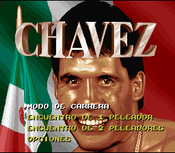 Chavez Boxing (SNES)   © ASC Games 1994    1/2