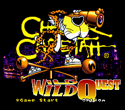Chester Cheetah: Wild Wild Quest (SNES)   © Kaneko 1994    1/3