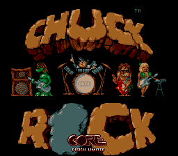 Chuck Rock (SNES)   © Sony 1992    2/3