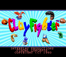 ClayFighter (SNES)   © Interplay 1993    1/3