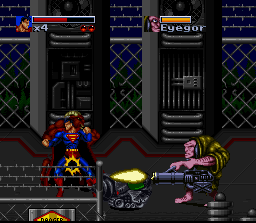 The Death And Return Of Superman (SNES)   © SunSoft 1994    2/3