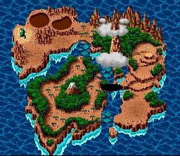 E.V.O.: Search For Eden (SNES) &nbsp; &copy; Enix 1992 &nbsp;  5/6