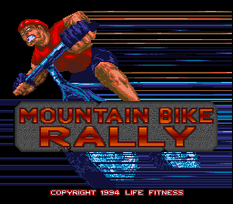 Exertainment Mountain Bike Rally (SNES)   © Life Fitness 1994    1/3