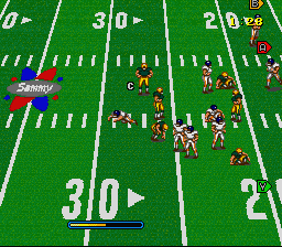 Football Fury (SNES)   © American Sammy 1992    3/3
