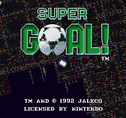 Goal! (SNES)   © Jaleco 1992    1/3