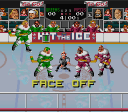 Hit The Ice (SNES)   © Taito 1993    2/3