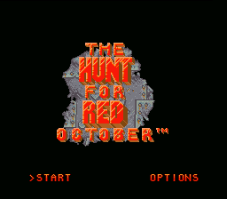 Hunt For Red October, The (1993) (SNES)   © Hi Tech Expressions 1993    1/3