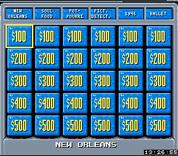 Jeopardy! (SNES)   © GameTek 1992    2/3