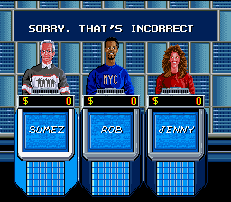 Jeopardy! (SNES)   © GameTek 1992    3/3