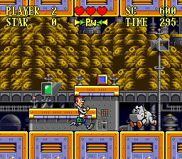The Jetsons: Invasion Of The Planet Pirates (SNES)   © Taito 1994    2/3