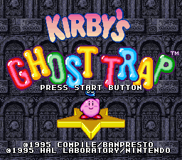 Kirby's Ghost Trap (SNES)   © Nintendo 1995    1/3