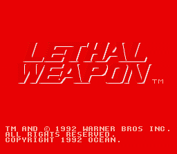 Lethal Weapon (SNES)   © Ocean 1992    1/4