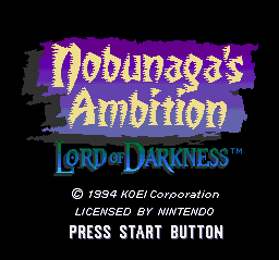 Lord Of Darkness (SNES)   © KOEI 1991    1/3