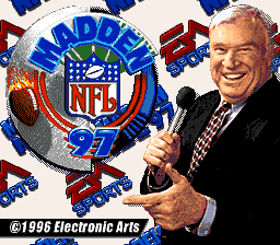 Madden NFL '97 (SNES)   © EA 1996    1/3