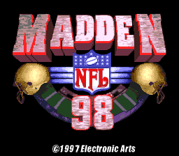 Madden NFL '98 (SNES)   © THQ 1997    1/3