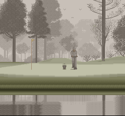 Mecarobot Golf (SNES)   © TOHO 1992    2/3