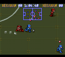 Mega Man Soccer (SNES)   © Capcom 1994    2/3