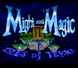 Might And Magic III: Isles Of Terra (SNES)   © FCI 1995    1/3