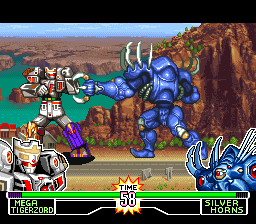 Mighty Morphin' Power Rangers: Fighting Edition (SNES)   © Bandai 1995    3/3