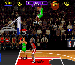 NBA Hang Time (SNES)   © Midway 1996    2/3