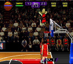 NBA Hang Time (SNES)   © Midway 1996    3/3