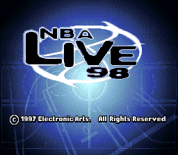 NBA Live '98 (SNES)   © EA 1998    1/5