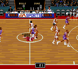 NBA Showdown (SNES)   © EA 1993    2/3