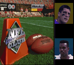 NFL Quarterback Club '96 (SNES)   © Acclaim 1995    1/3