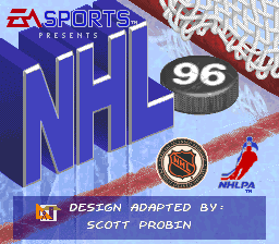 NHL '96 (SNES)   © EA 1995    1/3