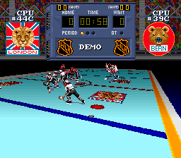 Super Hockey (SNES)   © Nintendo 1993    2/3