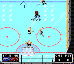 NHLPA Hockey '93 (SNES)   © EA 1992    3/3