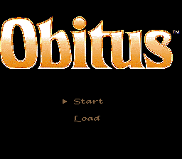 Obitus (SNES)   © Bullet Proof 1994    1/4