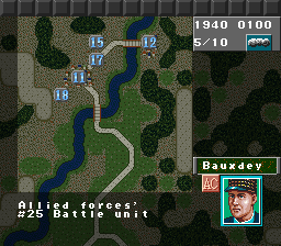 Operation Europe: Path To Victory 1939-45 (SNES)   © KOEI 1993    2/3