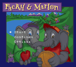 Packy & Marlon (SNES)   © Raya Systems 1995    1/3