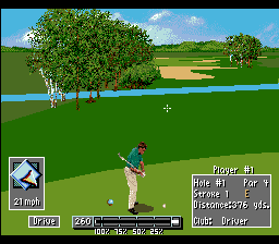PGA Tour '96 (SNES)   © Black Pearl 1996    2/3