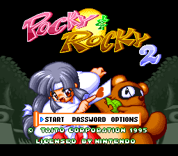 Pocky & Rocky 2 (SNES)   © Taito 1994    1/5