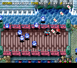 Pocky & Rocky 2 (SNES)   © Taito 1994    4/5