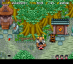 Pocky & Rocky 2 (SNES)   © Taito 1994    5/5